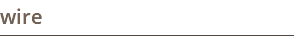 wire