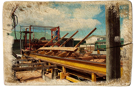 Milling Timber at Larsen Sawmilling